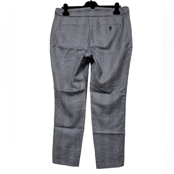 J. Crew Maddie Glen Houndstooth Plaid Wool Blend Pants - Picture 3 of 12